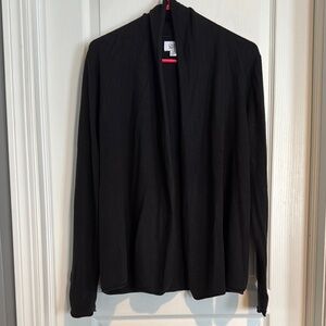 Croft & Barrow basic black cardigan